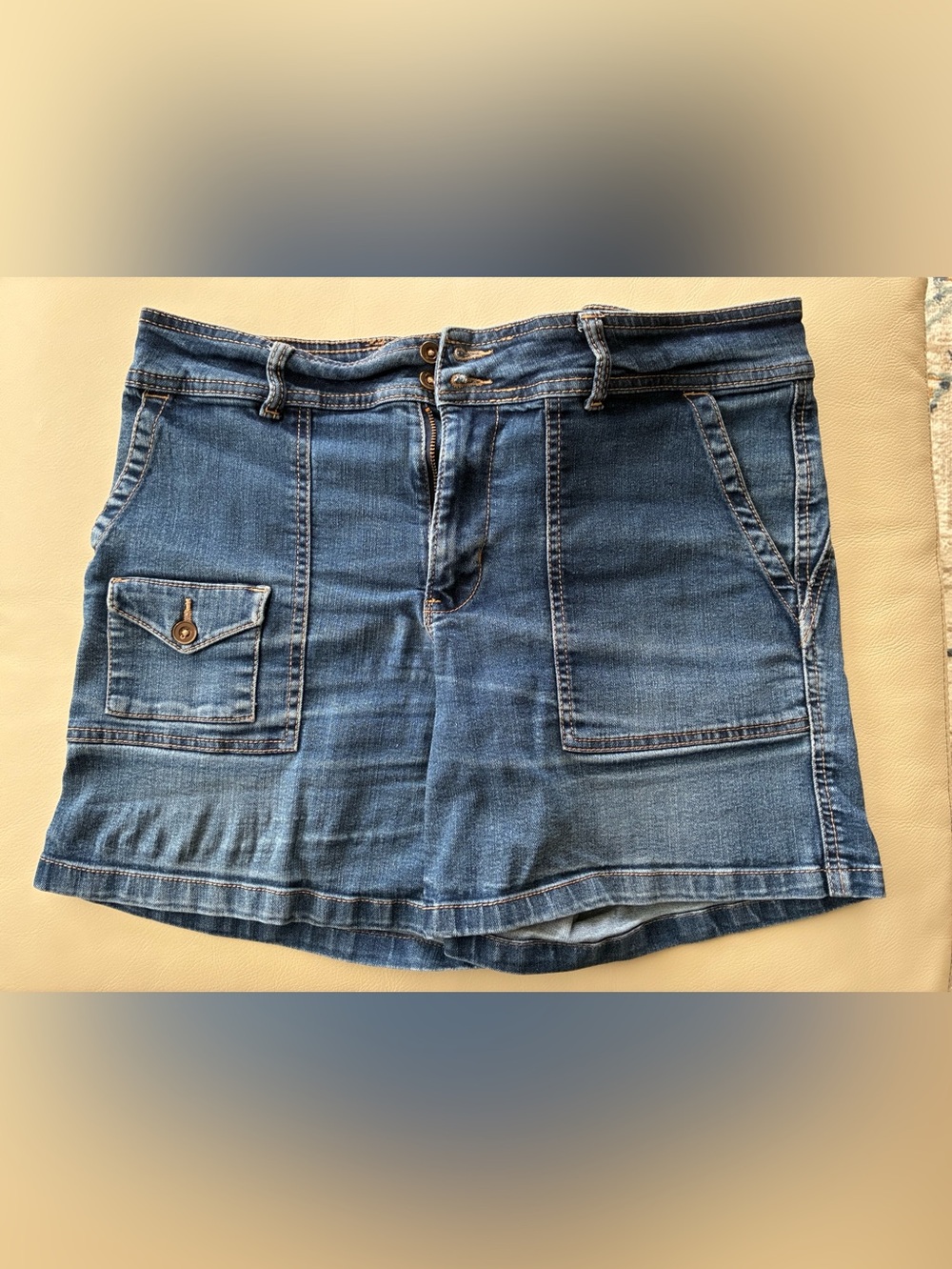 Jordache Blue Denim Utility Jean